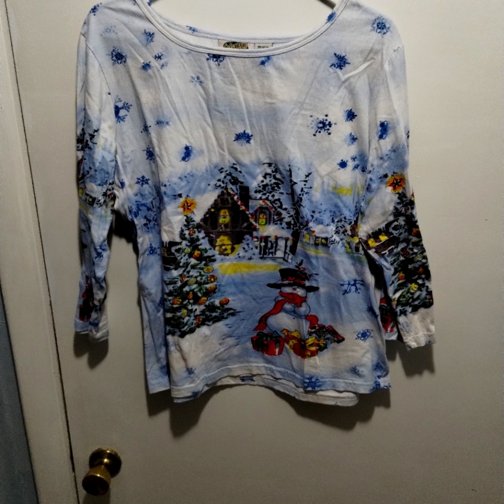 Christmas long sleeve top